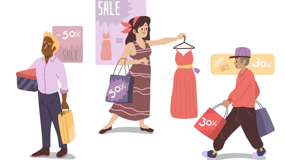 flat-hand-drawn-people-shopping_23-2148823204