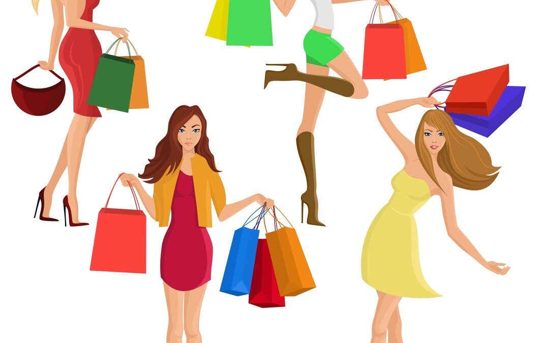 shopping-girl-young-sexy-female-figures-with-sale-fashion-bags-isolated-vector-illustration_1284-2384