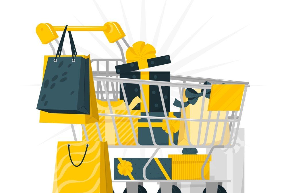 cart-with-bags-gifts-concept-illustration_114360-17698
